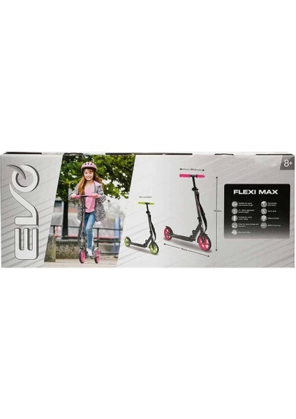 Evo 2 Tekerlekli Flexi Max Pembe Scooter