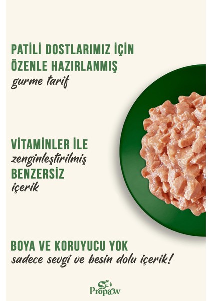 Kedi Yaş Mama Kuzu Konserve Jöleli Premium Parça Etli Yemek Besleyici Tahılsız Içerik 12 x 415 gr