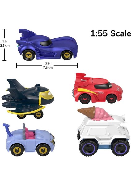 HML20 Fisher-Price Batwheels Çoklu Araç Paketi