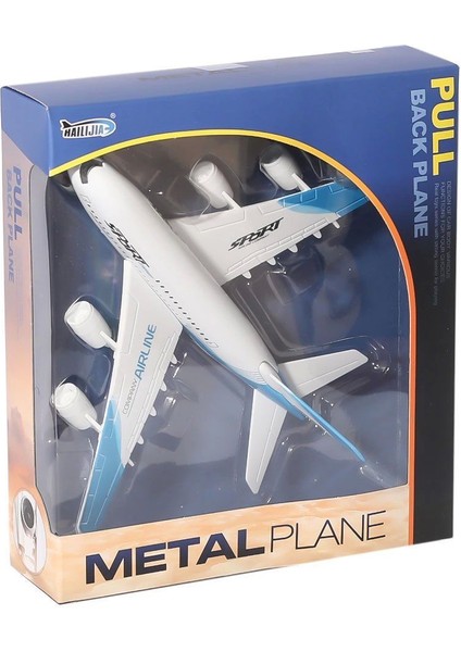 A380-1A Metal Çekbırak Yolcu Uçağı