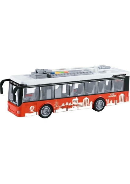 WY911A-B Sesli ve Işıklı Elektrikli Otobüs Troleybüs 1:16 -Vardem