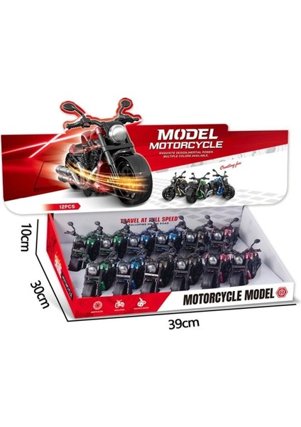 JW567-164 Sürtmeli Travel Model Motosiklet -Vardem Oyuncak