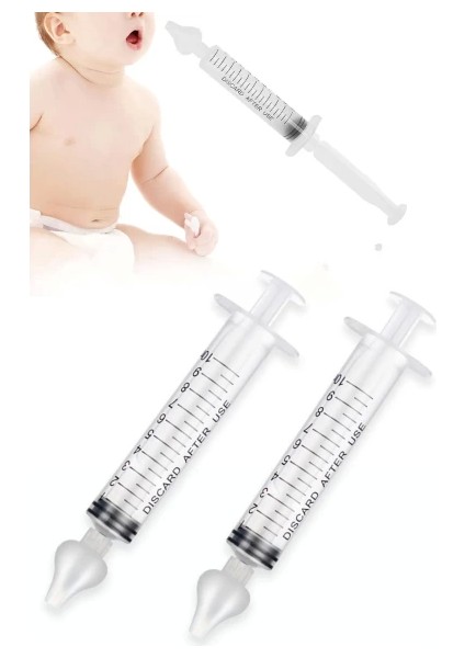 2'li Bebek Burun Temizleme Şırıngası