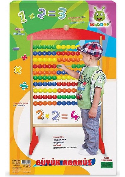KR031 Woodoy Abaküs 100LÜ