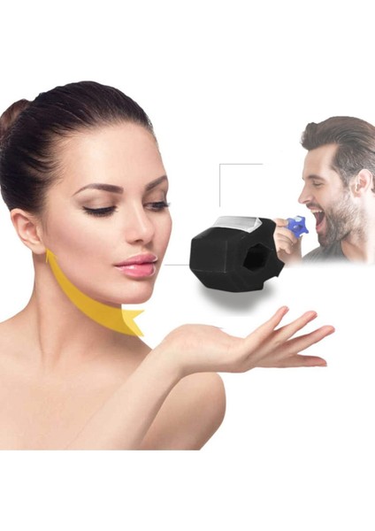 Yüksek Kalite Zor Seviye Jawline Balls Çene Egzersiz Topu Sağlıklı Besin Sınıfı Silikon