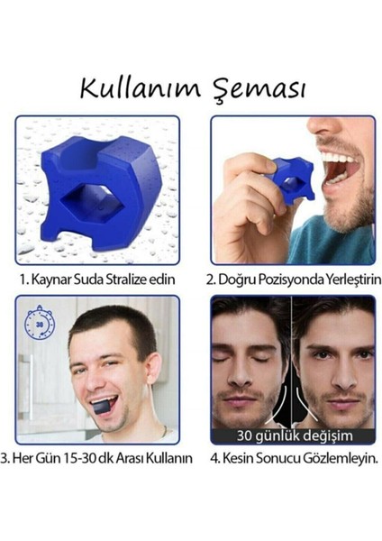 Yüksek Kalite Zor Seviye Jawline Balls Çene Egzersiz Topu Sağlıklı Besin Sınıfı Silikon