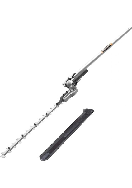 Worx WA0220 WG186E.1 ile Uyumlu 43CM Teleskobik Uzatmalı Açı Ayarlı Çit Budama Başlığı