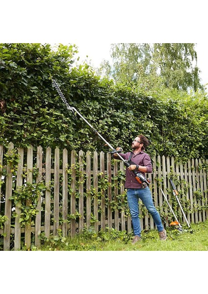 Worx WA0220 WG186E.1 ile Uyumlu 43CM Teleskobik Uzatmalı Açı Ayarlı Çit Budama Başlığı fırsatları