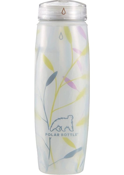 Polar Bottle Ergo Insulated Graphic Termos 0.65 Litre-Pembe-Yeşil