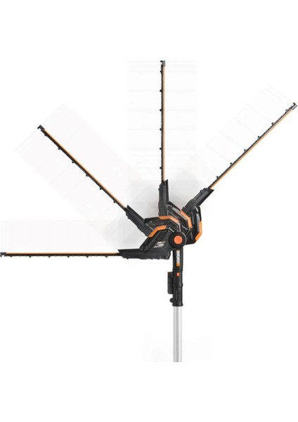 Worx WA0308 WG349E ile Uyumlu 45CM Profesyonel Açı Ayarlı Çit Budama Aparatı, Başlığı modelleri