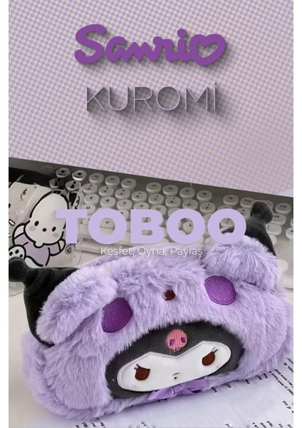 Sanrio Kuromi & My Melody Kawaii Peluş Kalemlik-Kalem Kutusu | Makyaj Çantası & Organizer fiyatları