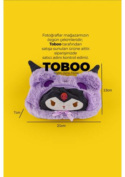Sanrio Kuromi & My Melody Kawaii Peluş Kalemlik-Kalem Kutusu | Makyaj Çantası & Organizer fırsatları