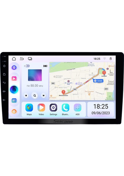 10 Inç 6+64 GB 4K OLED Android Carplay Navigasyon Multimedya Sistemi