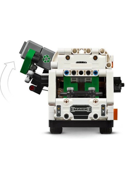 42167 Lego® Technic Mack® Lr Electric Çöp Kamyonu 503 Parça +8 Yaş indirimleri
