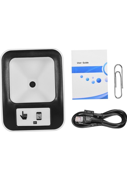 2200 1d/2d/qr Barkod Tarayıcı Cmos Görüntü Masaüstü Barkod Okuyucu USB Çok Yönlü Ekran Barkod Tarayıcı (Yurt Dışından)