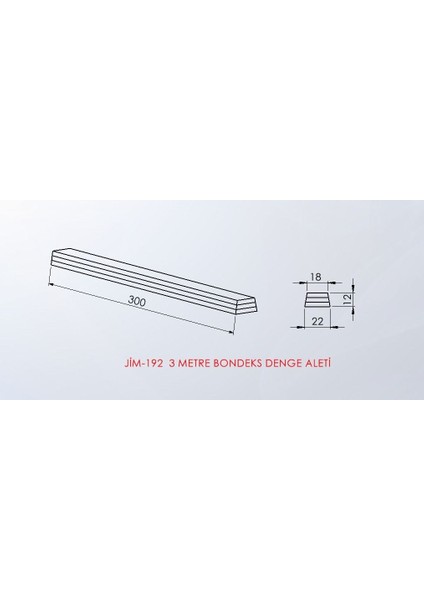 3 Metre Bondeks Denge Aleti