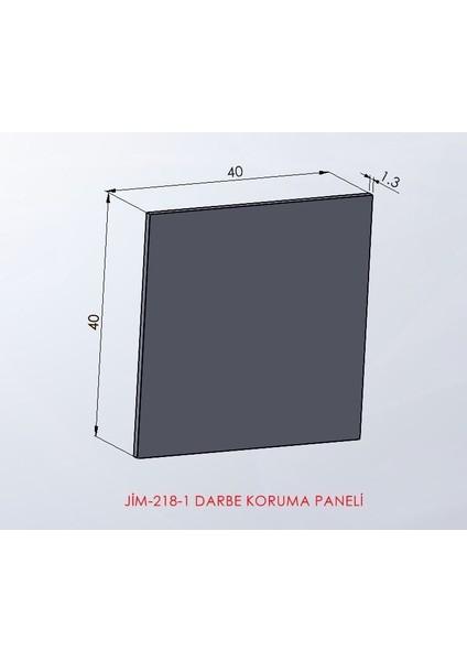 Darbe Koruma Paneli Yeşil