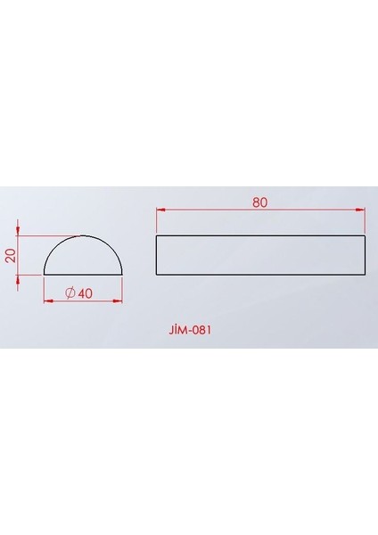 Yarım Silindir Minder 40X20X80 cm fiyatları