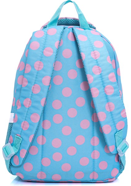 Benetton 13014'3'LÜ Çift Gözlü Puantiye Desenli Kız Çocuk Okul Çantası Seti indirimleri