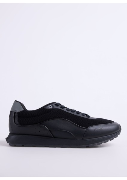 Siyah - Gri Erkek Sneaker RED-50529574