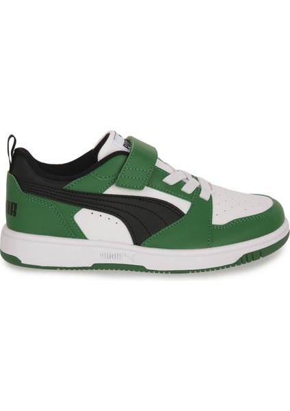 Beyaz Erkek Çocuk Yürüyüş Ayakkabısı 39741905-PUMA Rebound V6 Lo Ac+ Ps