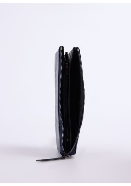 Lacivert Kadın 24X12X4 cm Deri Cüzdan Frk 531 Flt