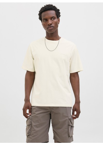 Bisiklet Yaka Sarı Erkek T-Shirt 12276738_JCOINFINITY Sun Back Tee S
