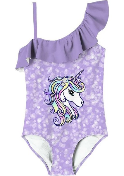 Açık Mor Kız Çocuk Mayo SM2512000616