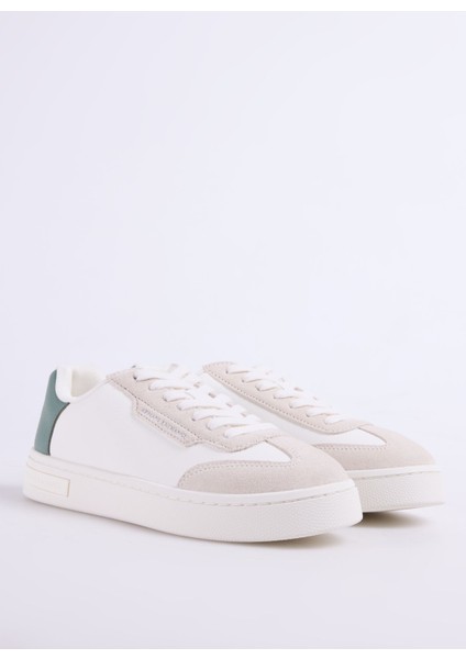 Beyaz - Yeşil Kadın Sneaker XDX181 fiyatları