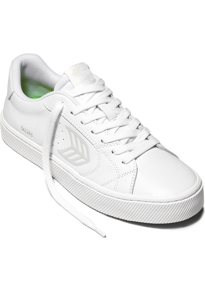411301W26W-SALVAS Leather Sneaker Beyaz Deri Kadın Lifestyle Ayakkabı fiyatları