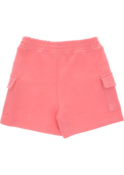 Lastikli Bel Relaxed Pembe Kız Çocuk Şort Volenta fiyatları