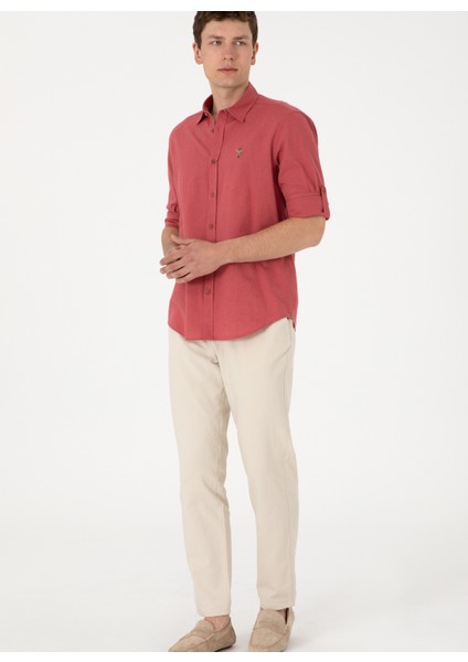 Bağlamalı Bel Normal Paça Gri Erkek Chino Pantolon Aller modelleri