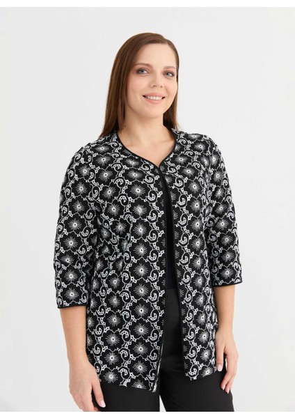 Normal Siyah Kadın Ceket 25YSL1471-BB