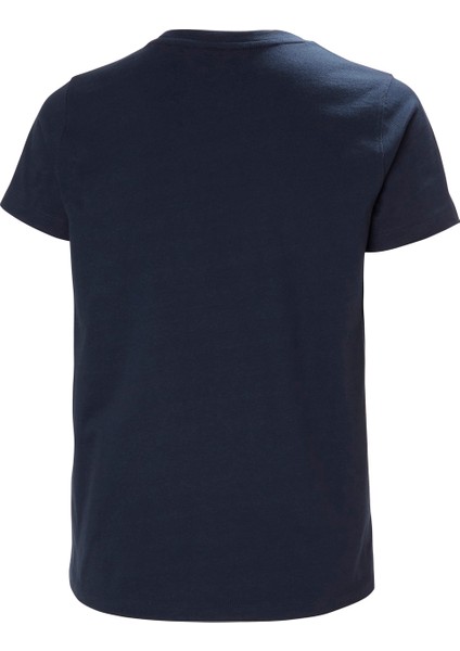 HHA.54591_HELLY Hansen W Core T-Shı Lacivert Bisiklet Yaka Normal Düz Kadın T-Shirt indirimleri