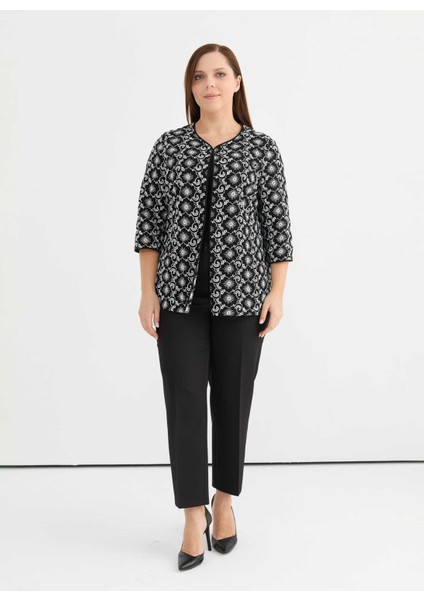 Normal Siyah Kadın Ceket 25YSL1471-BB
