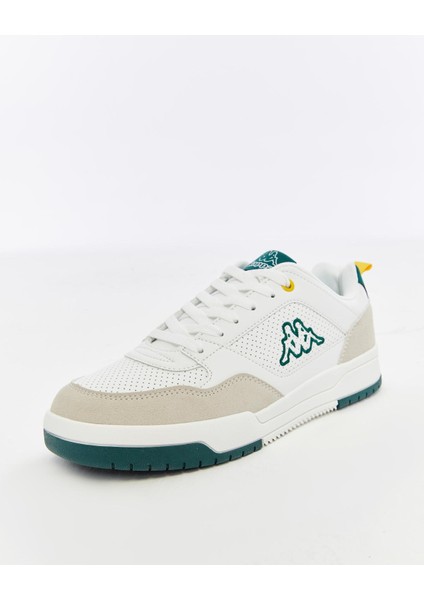 Manis Erkek Beyaz-Yeşil Regular Fit Sneaker