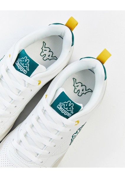 Manis Erkek Beyaz-Yeşil Regular Fit Sneaker