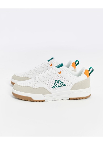 Manis Erkek Beyaz-Turuncu Regular Fit Sneaker