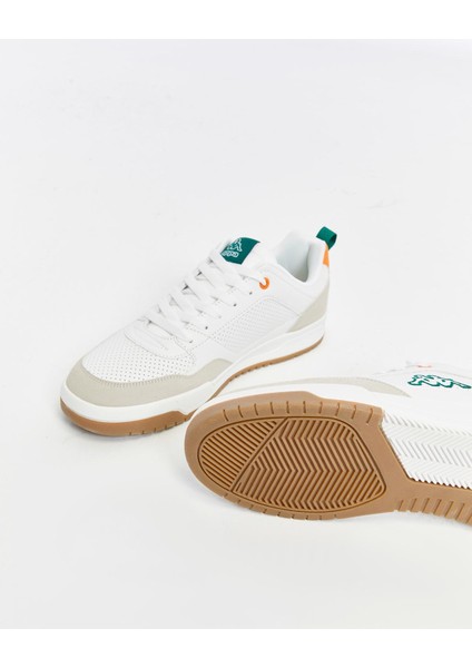 Manis Erkek Beyaz-Turuncu Regular Fit Sneaker