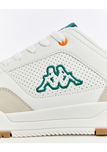 Manis Erkek Beyaz-Turuncu Regular Fit Sneaker