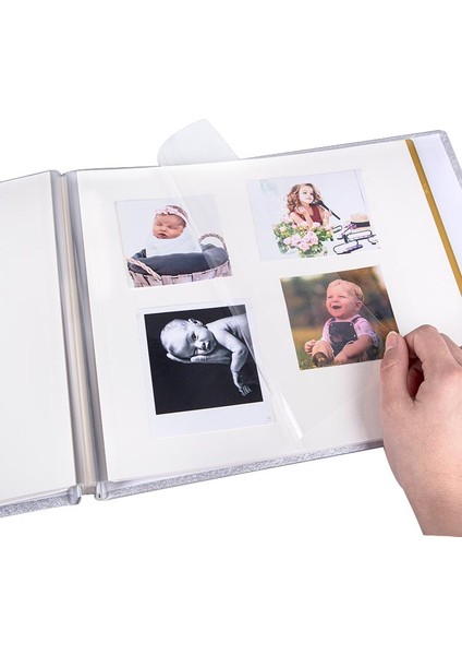 Yapışkanlı Ithal Fotoğraf Albümü - 20 Yaprak 31,5X32,5 Cm-Siyah