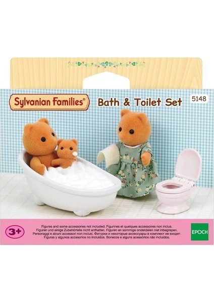 Fırsat Byr 5148 Sylvanian Families Banyo ve Tuvalet Seti (Figürler Dahil Değildir) +3 Yaş Yeni