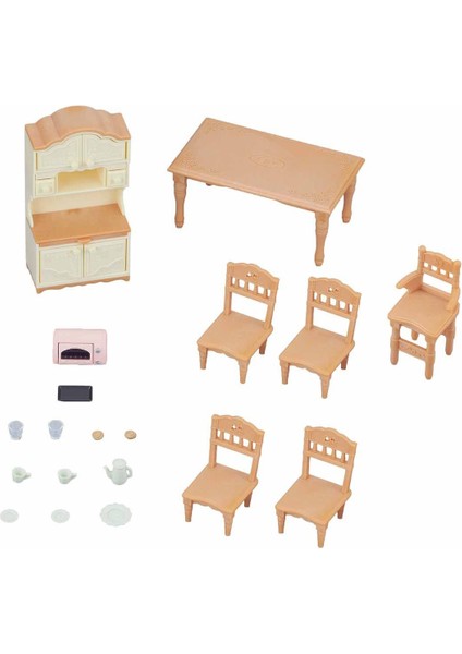 Fırsat Byr 5340 Sylvanian Families Yemek Odası Seti +3 Yaş Figürler Ayrı Satılır. Yeni