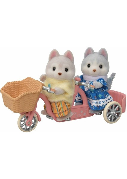 Fırsat Byr 5637 Sylvanian Families Tandem Bisiklet ve Haskiler +3 Yaş Yeni
