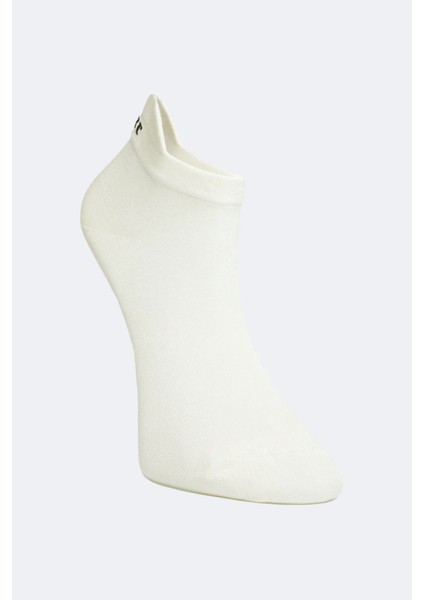 3'lü Karışık Renk Beyaz Özel Topuk Teknolojili Viskon Kadın Patik Çorap modelleri