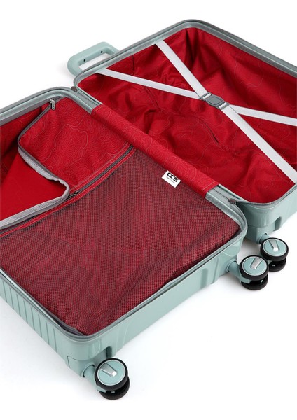 Mavi Unisex 47X74X26 cm Büyük Bok Çekçekli Sert Valiz FAB-5239 indirimleri