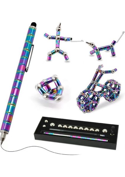 Çoklufonksiyonlu Balo Noktası Stili Metal Kalemi Magnetik Kalemi Neodymium Manyetik Mıknatıs Toplar Bina Blok Bilye Bulmaca Sıkıştırma Toplam Oyuncular (Yurt Dışından)