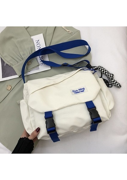 Harajuku Büyük Kapasiteli Askılı Çanta Ins Tüm Maç Öğrenci Sınıfı Postacı Çantası Retro Kanvas Çanta (Yurt Dışından) fiyatları