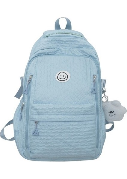 Ortaokul Öğrencileri Okul Çantaları 2023 Tüm Maç Ortaokul Öğrencilerinin Yeni Kore Versiyonu Büyük Kapasiteli Sırt Çantası Eğlence Çift Sırt Çantası (Yurt Dışından)