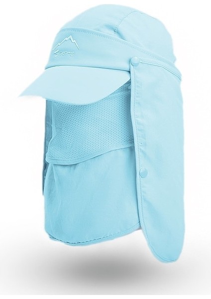 Çok Fonksiyonlu Güneş Şapkası Açık Gri (Yurt Dışından)